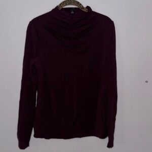 Ann Taylor Deep Purple blouse